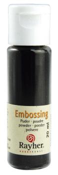 Embossingpulver - Embossingpuder 20 ml schwarz