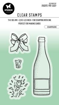 Studio Light - Clear Stamps - "Champagne" - Stempel 