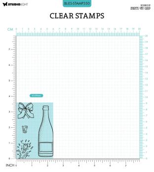 Studio Light - Clear Stamps - "Champagne" - Stempel 
