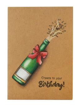 Studio Light - Clear Stamps - "Champagne" - Stempel 