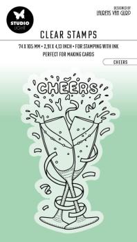 Studio Light - Clear Stamps - "Cheers " - Stempel 
