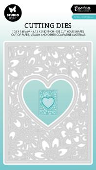 Studio Light - Dies - Floral Heart Frame - Stanze