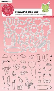 Studio Light - Stempel mit Stanze Toadally in Love