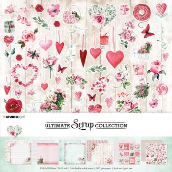 Studio Light - Scrap Collection - Paper Pack - Love - Designpapier