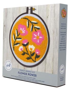 Creative Expressions - My Punch Needle - Flower Power - Stanznadelstickerei Kit 
