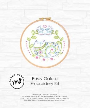 Creative Expressions - My Embroidery Kit - Pussy Galore - Stickerei Kit