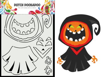 Dutch Doobadoo - Stencil - Dutch Card Art Build Up -" Pumpkin Reaper "- Stencil A5 - Schablone