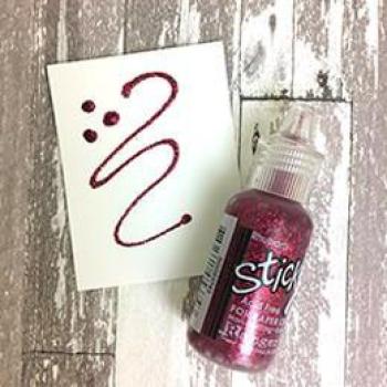Ranger - Stickles - Glitter Glue - Rhubarb - 18ml - Glitzerkleber