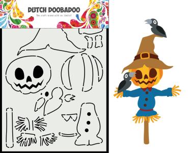 Dutch Doobadoo - Stencil A5 "Scarecrow" - Dutch Card Art Build Up Schablone