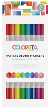 Spectrum Noir - Colorista Watercolour Marker - " Vibrant Essentials " - Aquarellstifte
