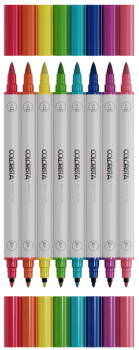 Spectrum Noir - Colorista Watercolour Marker - " Vibrant Essentials " - Aquarellstifte