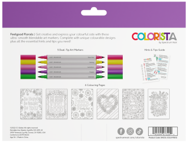 Preview: Spectrum Noir - Colouring Kit - " Feelgood Florals " - Alkoholmarker 