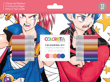 Spectrum Noir - Colouring Kit - " Heroes of Manga " - Alkoholmarker 