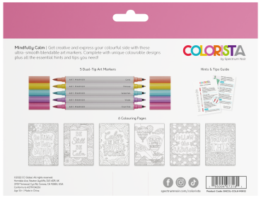 Spectrum Noir - Colouring Kit - " Mindfully Calm " - Alkoholmarker 