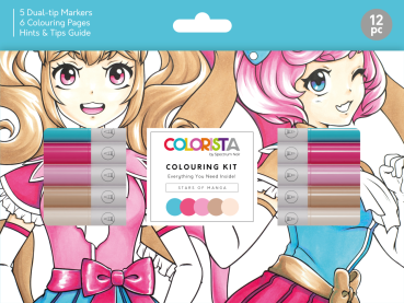 Spectrum Noir - Colouring Kit - " Stars of Manga " - Alkoholmarker 