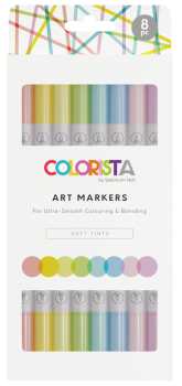Spectrum Noir - Colorista Art Marker - " Soft Tints " - Alkoholmarker