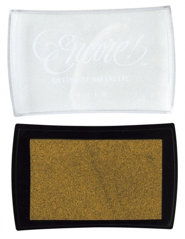 Pigment-Stempelkissen "Encore" für Embossing, gold