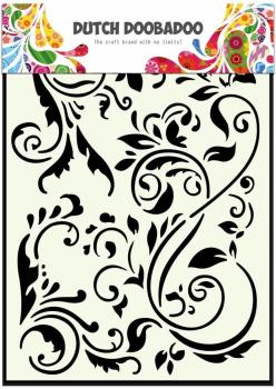 Dutch Doobadoo - Stencil - Dutch Mask Art - " Swirls " - Stencil A5 - Schablone