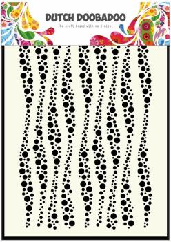 Dutch Doobadoo - Stencil - Dutch Mask Art - " Wavy Stripes " - Stencil A5 - Schablone
