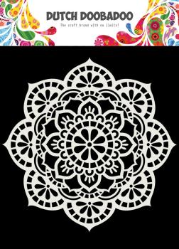 Dutch Doobadoo - Stencil - Dutch Mask Art - " Mandala " - 6x6 Inch - Schablone
