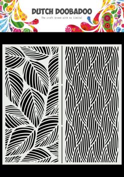 Dutch Doobadoo - Stencil - Dutch Mask Art Slimline - " Slimline 2 " - 8x8 Inch - Schablone