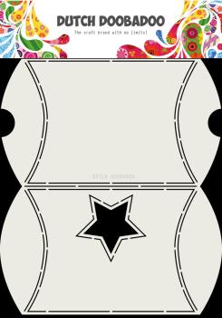 Dutch Doobadoo - Stencil - Dutch Card Art - " Box Envelope With Star " - Stencil A4 - Schablone