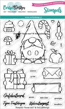 Carlijn Design - Clear Stamp - Gnome Man  - Stempel 