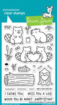 Lawn Fawn Stempelset "Wood You Be Mine?" Clear Stamp