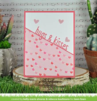 Lawn Fawn - Washi Tape - String Of Hearts 