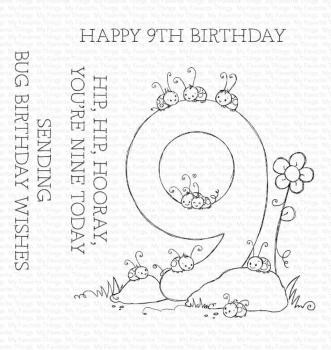 My Favorite Things Stempelset "Number Fun 9" Clear Stamp Set