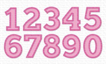 My Favorite Things Die-namics "Outline Numbers" | Stanzschablone | Stanze | Craft Die