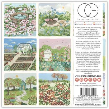 Craft Consortium - Paper Pad 6x6 Inch-  Little Robin Redbreast - Papierblock