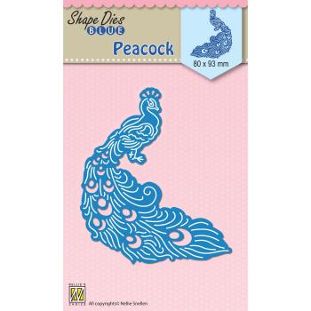 Nellie Snellen - Shape Dies Blue - " Peacock " - Stanze