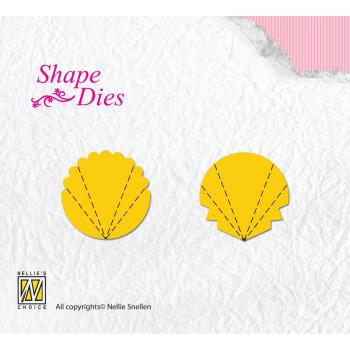 Nellie's Choice - Shape Dies - " Flower Fan A+B " - Stanze