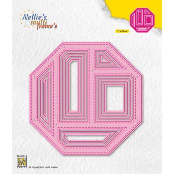 Nellie Snellen - Multi Frame Dies - " Block Octagon " - Stanze
