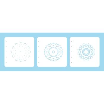 Nellie's Choice - Stencils for Magnetic Colouring - Layered Stencil - "Mandala-1 " - Schablone