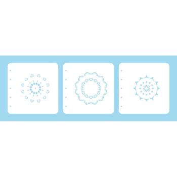 Nellie's Choice - Stencils for Magnetic Colouring - Layered Stencil - "Mandala-2 " - Schablone