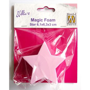 Nellie's Choice - Magic Foam Block - " Star " - Mal-, Tupf- und Wisch-Schwamm