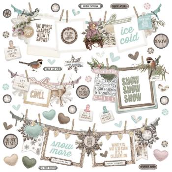 Simple Stories - Banner Sticker - Simple Vintage Winter Woods  - Sticker - Aufkleber