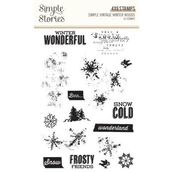 Simple Stories - Simple Vintage Winter Woods - Clearstamp - Stempel