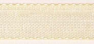Organzaband, beige, Breite 3mm - Länge 10m