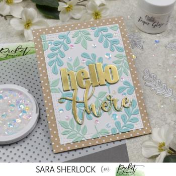 Picket Fence Studios - Stencil - " A Whole Lot of Polka Dots" - Schablone