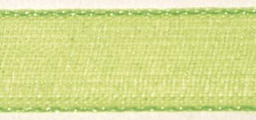 Organzaband, grün, Breite 3mm - Länge 10m