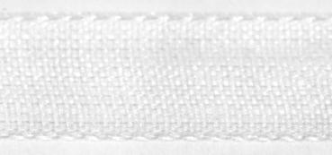 Organzaband, weiss, Breite 7mm - Länge 10m