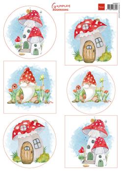 Marianne Design - Gnomes Mushrooms 