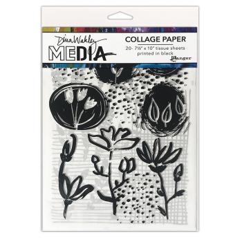 Ranger - By Dina Wakley - Media collage paper - Things that grow