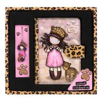 Gorjuss Santoro - Notebook with Bookmark Set Purrrrrfect Love - Notizbuch mit Lesezeichen