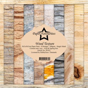 Paper Favourites - " Wood Texture " - Paper Pack - 12x12 Inch