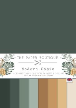 The Paper Boutique - Colour Card Collection - Modern Oasis - A4 - Cardstock
