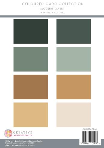 The Paper Boutique - Colour Card Collection  -  Modern Oasis  - A4 - Cardstock